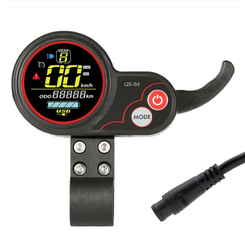 Display QS-S4 36/48V 6 pin with new model thumb throttle