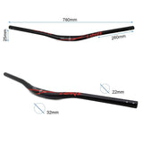 Guiador de 780mm com elevação de 25mm 
