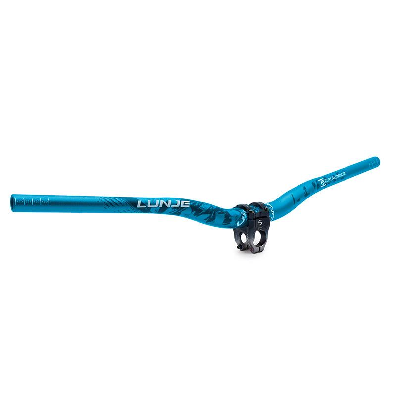 Manillar de 720mm con elevación 25mm azul-negro