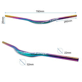 Guiador de 780mm com elevação de 25mm 