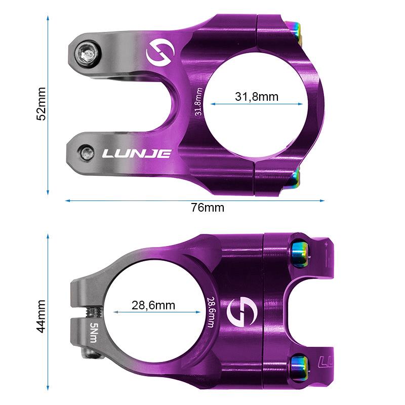 Potência para guiadores de 31,8mm EWPM-003 