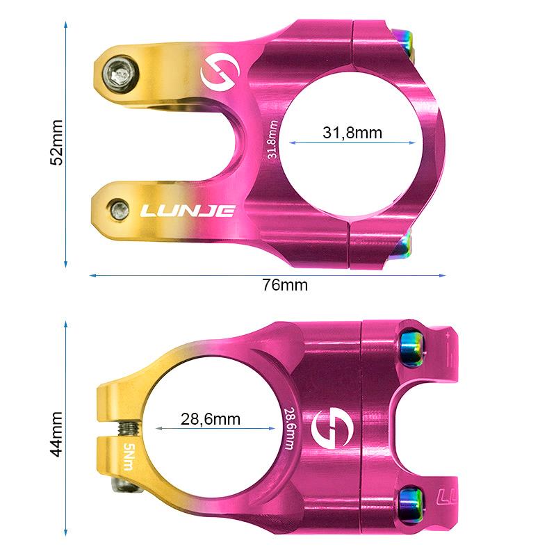 Potência para guiadores de 31,8mm EWPM-003 