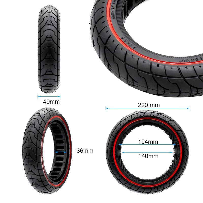 Ultralekka pelna opona 9,2x2 - czarna linia [Ewheel]