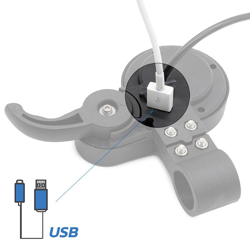Anzeige QS-S4 36-72V 6-polig mit Fingerbeschleuniger