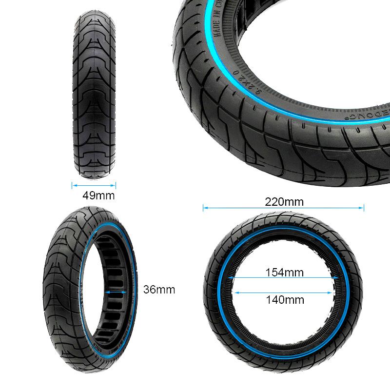 Ultralekka pelna opona 9,2x2 - czarna linia [Ewheel]