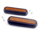 Black reflector with a yellow headlight for XIAOMI - 2 Pcs