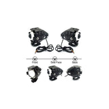 LED reflektor U5 12-85V czerwony