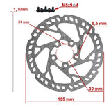 Brake Disc 135mm 5H Silver