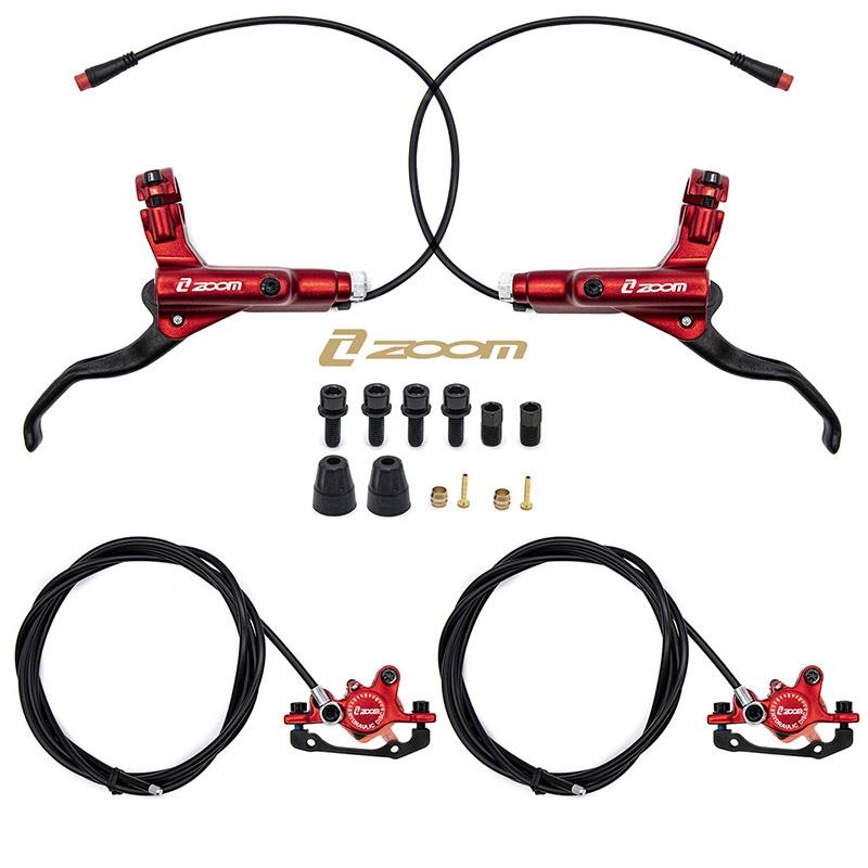 Kit de freno hidráulico rojo CR-3 Delantero L trasero L [Zoom]