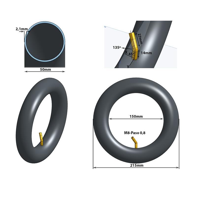 Câmera 8,5x2 VC 90x90° [Ewheel]