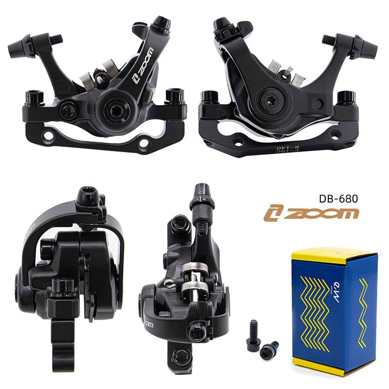 Pinça de freio DB680/RT004-M01 mecânica L 70mm preta [Zoom] - Com suporte F160/R140 
