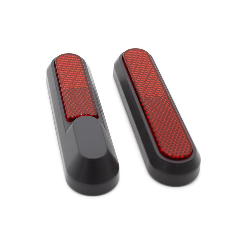 Schwarzer Rückstrahler mit gelbem/rotem Reflektor für Xiaomi Mi4 Pro