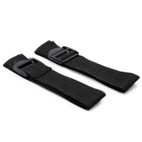 Wasserdichter Stoffbezug 100x40x20 cm schwarz