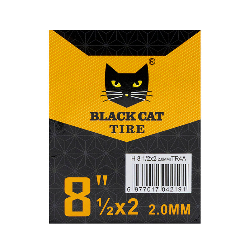 Cámara premium 2.0mm grosor 8,5x2(156) válvula recta [Black cat]