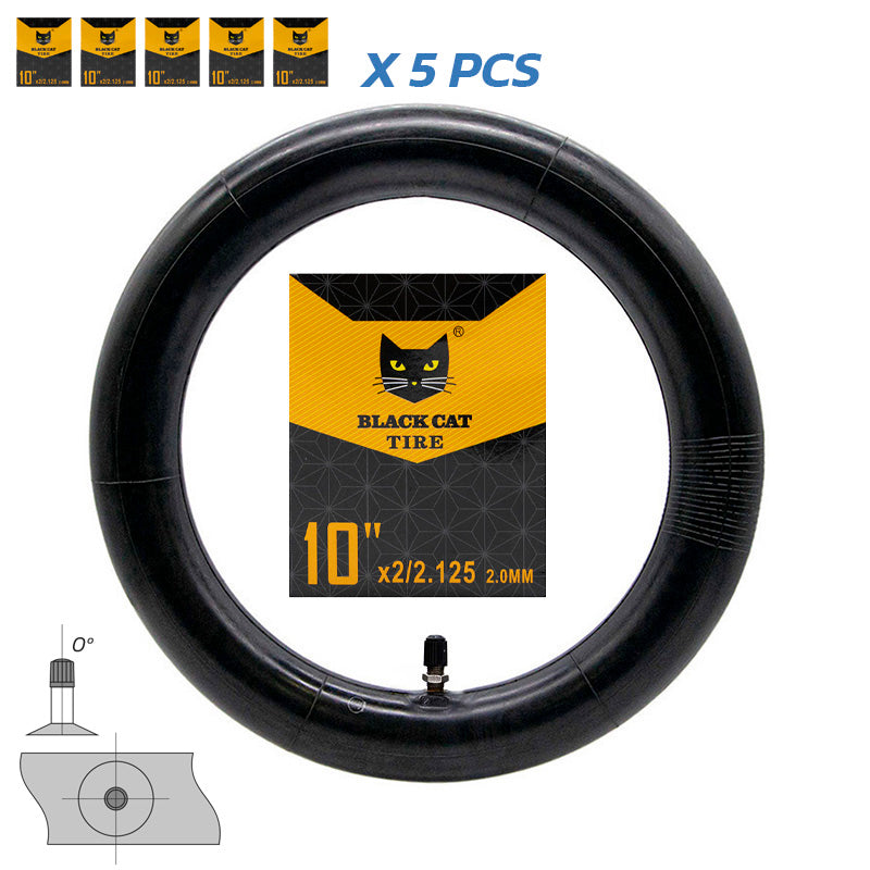 Cámara premium 2.0mm grosor 10x2/2,125 válvula recta [Black cat]