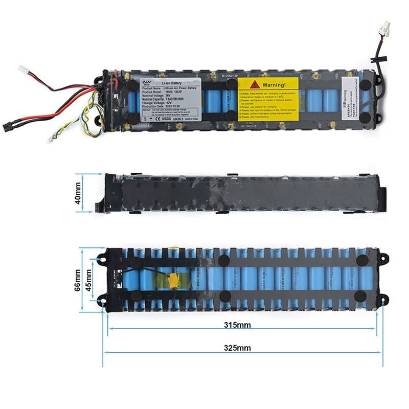Batteria 36V per Xiaomi M365/1S/Essential/MI3 [Ewheel]
