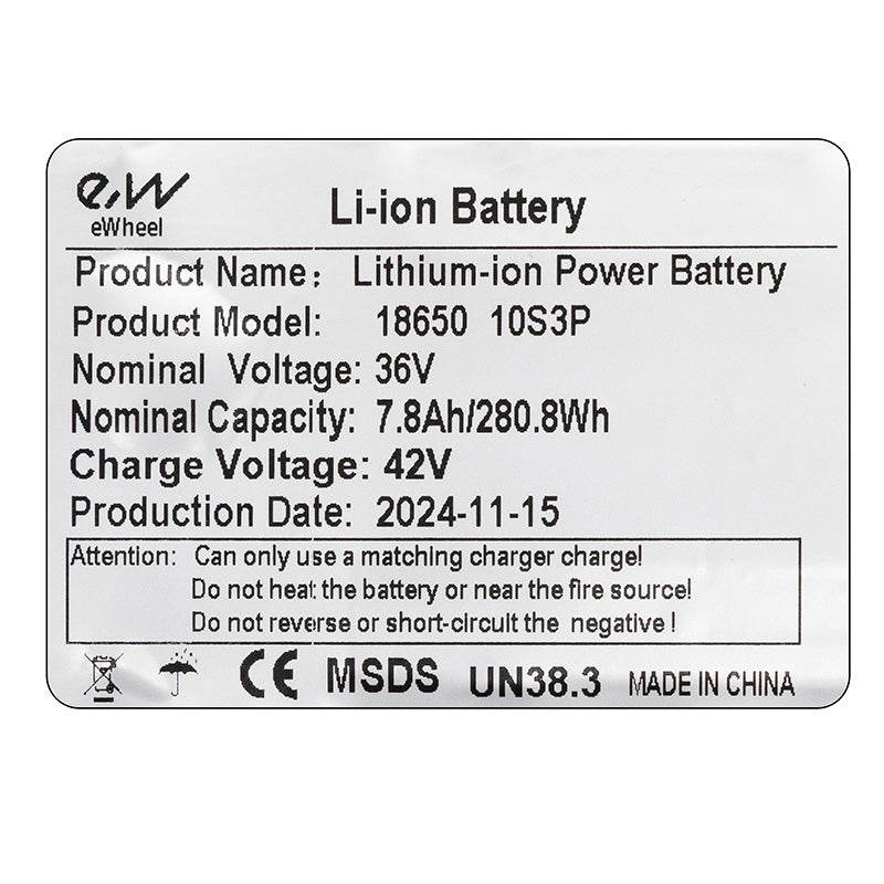 Batteria 36V per Xiaomi M365/1S/Essential/MI3 [Ewheel]