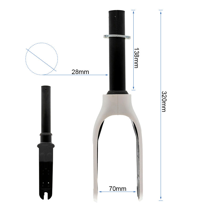 Garfo com embelezador branco para Xiaomi 