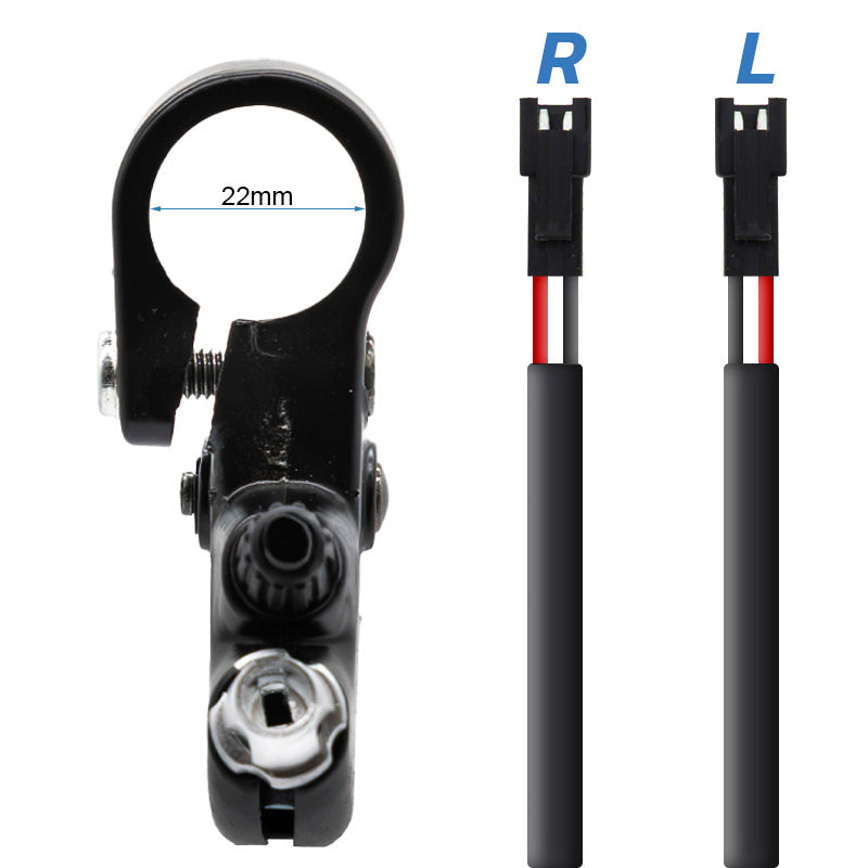 Manete de travão com sensor e tensor R e L - Conector SM 1,2M 