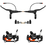 Kit de freno hidráulico negro A5-D Delantero R trasero R [NUTT]