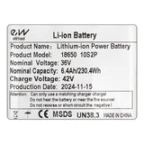 Batería externa 36V 6,4 A/h  [Ewheel]