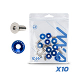 Arandela JDM con tornillos M6x16  - 10uds