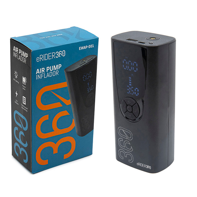 AIR-001 Inflador eléctrico portátil función Power Bank