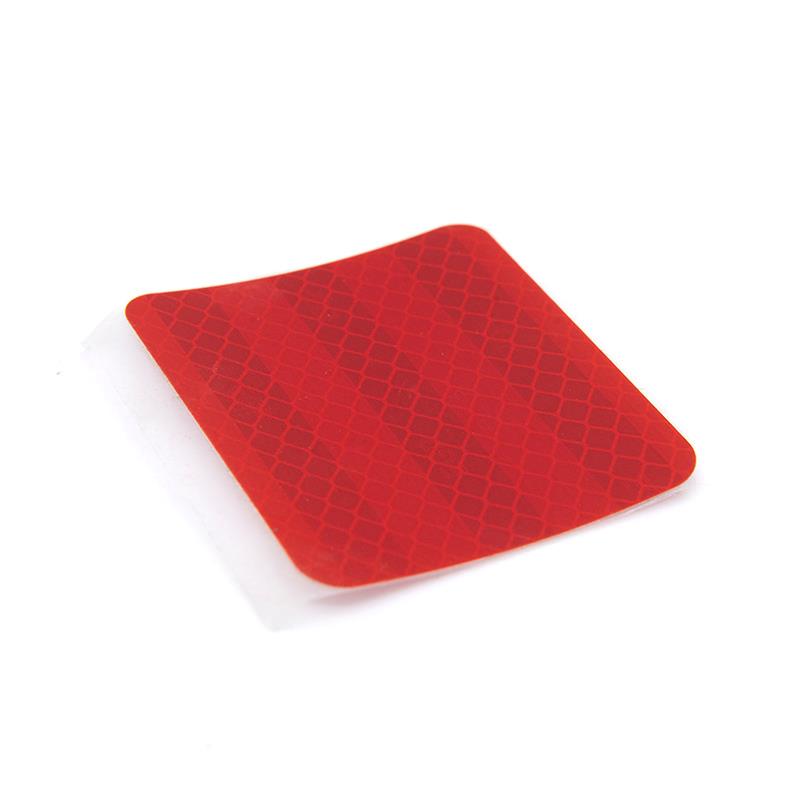 Adesivo refletivo 50x60mm vermelho para pára-lamas Xiaomi - 10 unidades