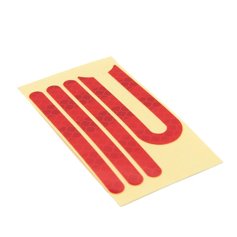 Adhesivo reflectante rojo para catadióptrico Xiaomi - 10uds