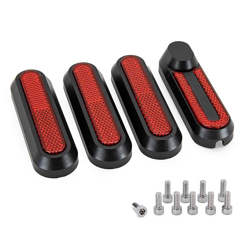 Black reflector with a red headlight for XIAOMI