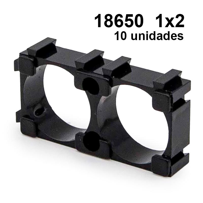 Soporte baterías 18650 - 10 uds