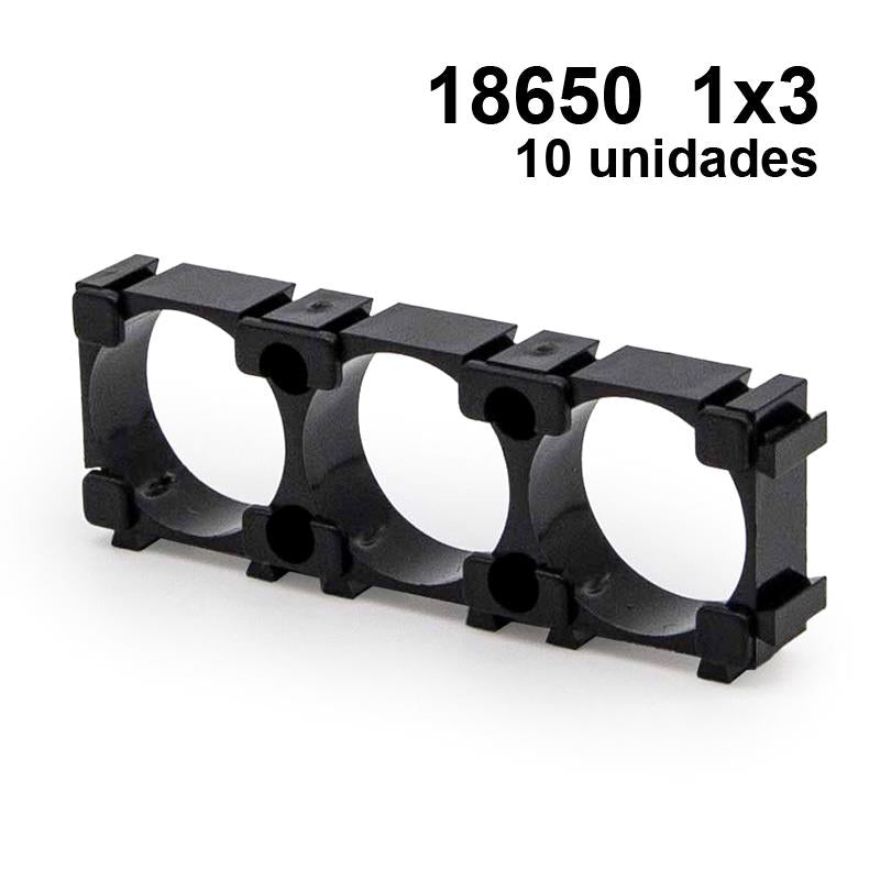 Soporte baterías 18650 - 10 uds