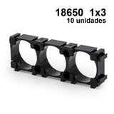 Soporte baterías 18650 - 10 uds