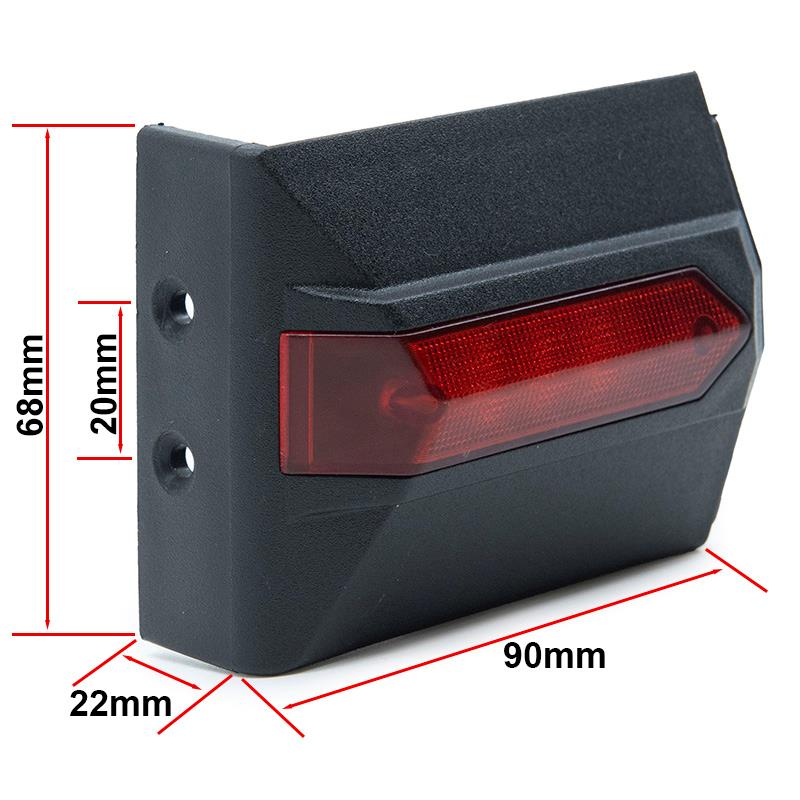 Embellecedor luz trasera para Kukirin G2 Pro