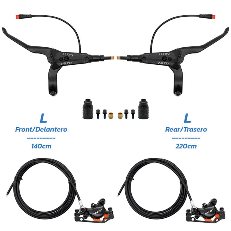 Black Hydraulic Brake Kit A5-D Front L Rear L [NUTT]