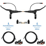 Black Hydraulic Brake Kit A5-D Front L Rear L [NUTT]