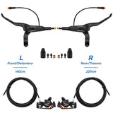 A5-D Black Hydraulic Brake Kit Front L Rear R [NUTT]