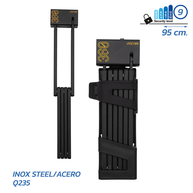 Cadeado de palheta com chave [Ewheel] - 95cm