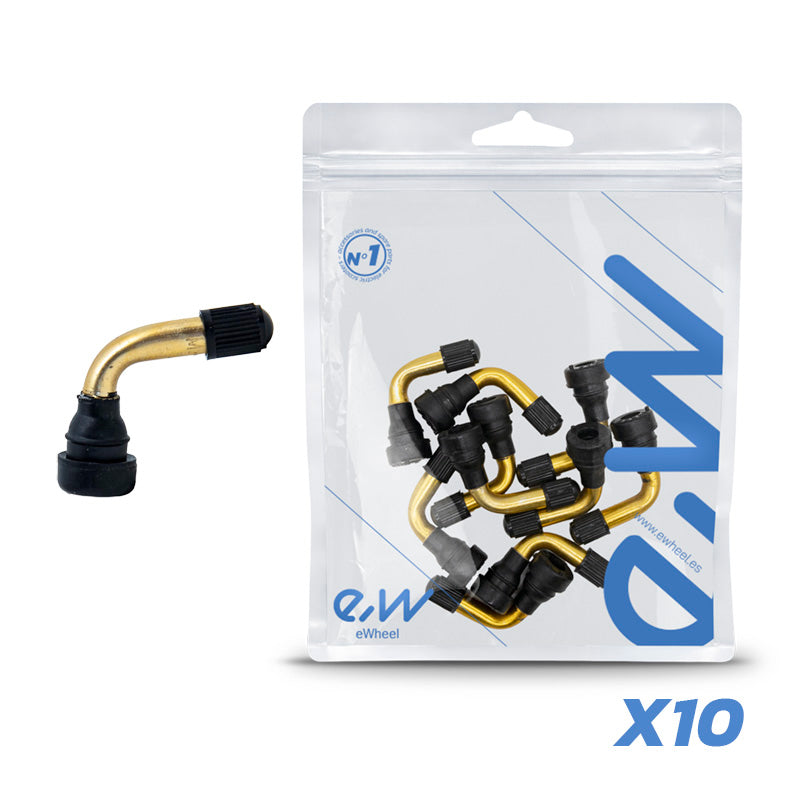 Válvula tubeless curva 90° - 10uds