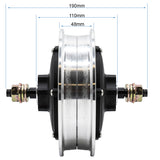 Motor 52V 1200W 6/B38 KuKirin G3 Pro - vorne