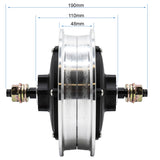 Motor 52V 1200W 6/B38 KuKirin G3 Pro - hinten
