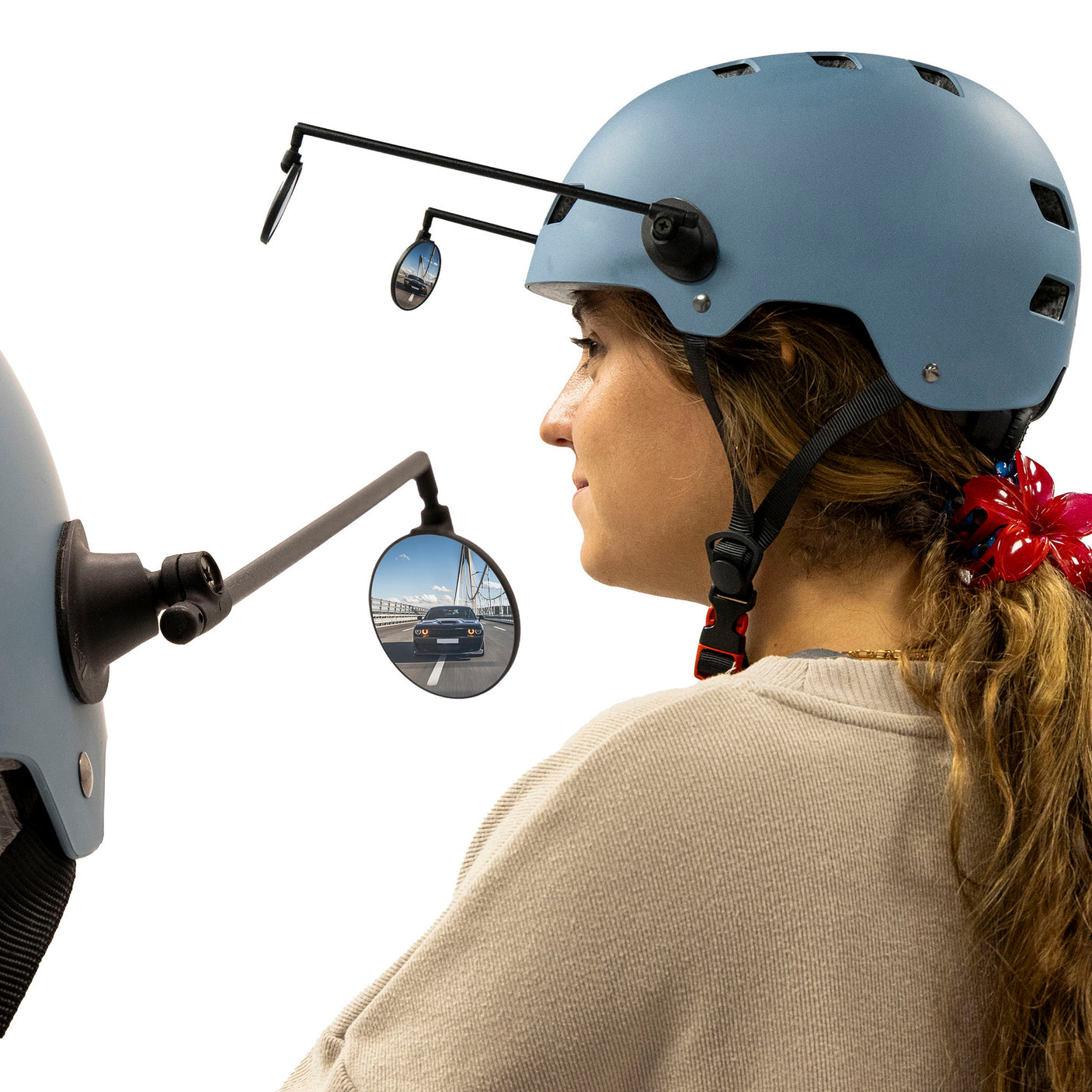 Side mirror Mirror EWR002 for Helmet  adjustable and removable 