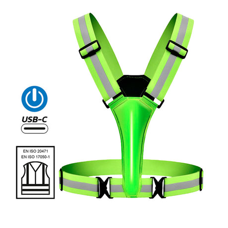 Chaleco reflectante con luz EWRV006