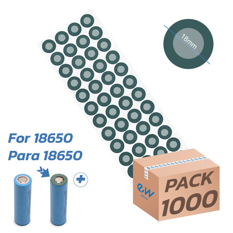 Positive fiber insulation washer 18650 - 1000 pcs