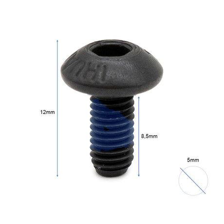 Tornillo disco de freno negro - 50pcs