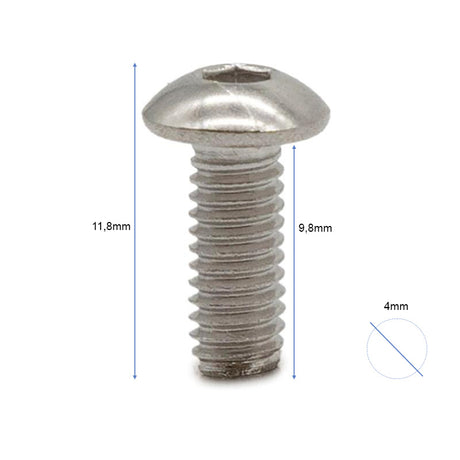 Tornillo guardabarros Mi4 pro - 30pcs