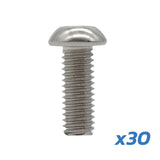 PARAFUSOS TAMPA FRONTAL E TRASEIRA BASE DUALTRON MINI 30 UNDS 
