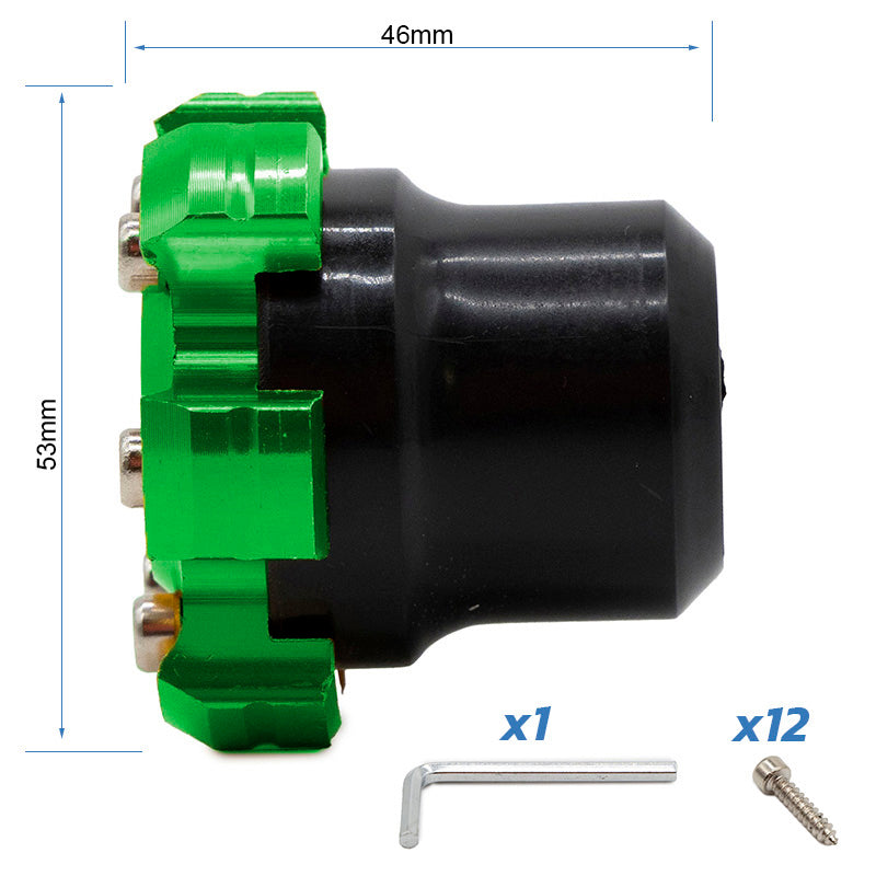 Protettore decorativo antiscivolo per asse motore o cerchio EWTB-006 