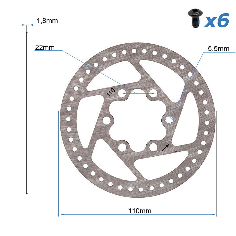 Disques de frein Niu Kqi AIR 