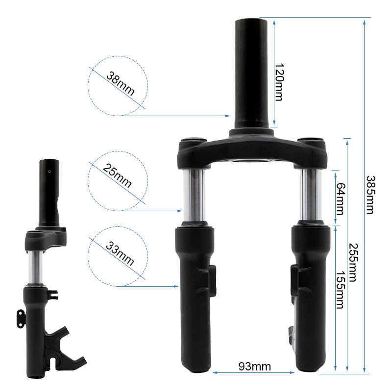 Horquilla delantera con amortiguación Niu KQi300P